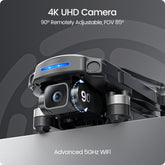 GPS Drone with 4K UHD Camera for Adults Beginner; HS360S 249G Foldable FPV RC Quadcopter with 10000 Feet Control Range, Brushless Motor, Follow Me, Smart Return Home, 5G Transmission
